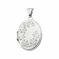 Sterling Silver Oval Locket